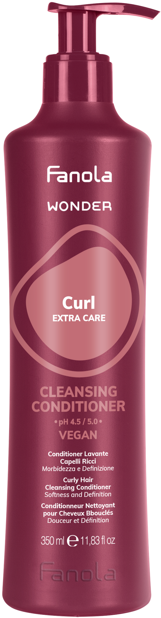Fanola Wonder Curl Washing Conditioner Curly Hair Softness And Definition 350ml