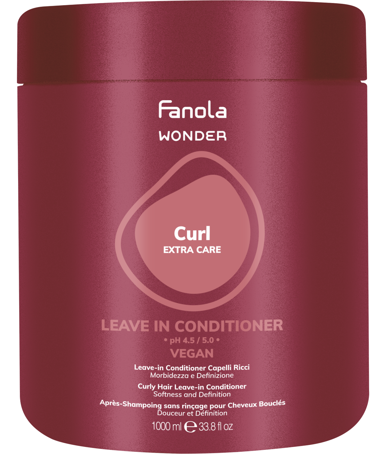 Fanola Wonder Curl Leave-in Conditioner Curly Hair Softness And Definition 1000ml