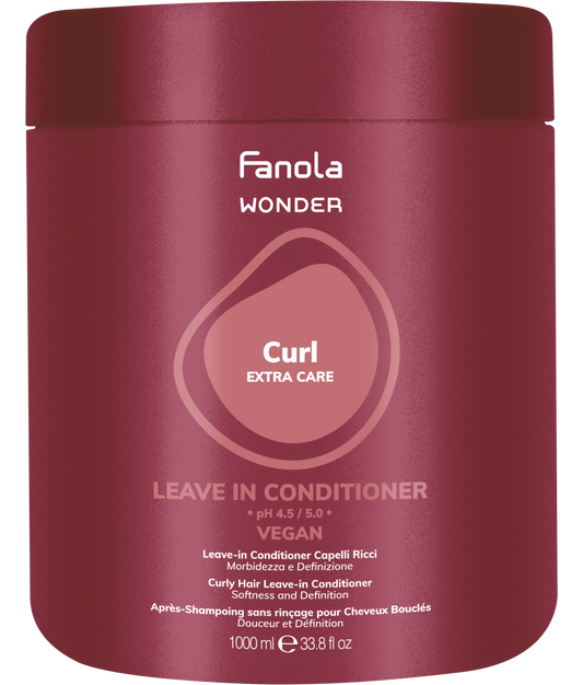 Fanola Wonder Curl Leave-in Conditioner Curly Hair Softness And Definition 1000ml