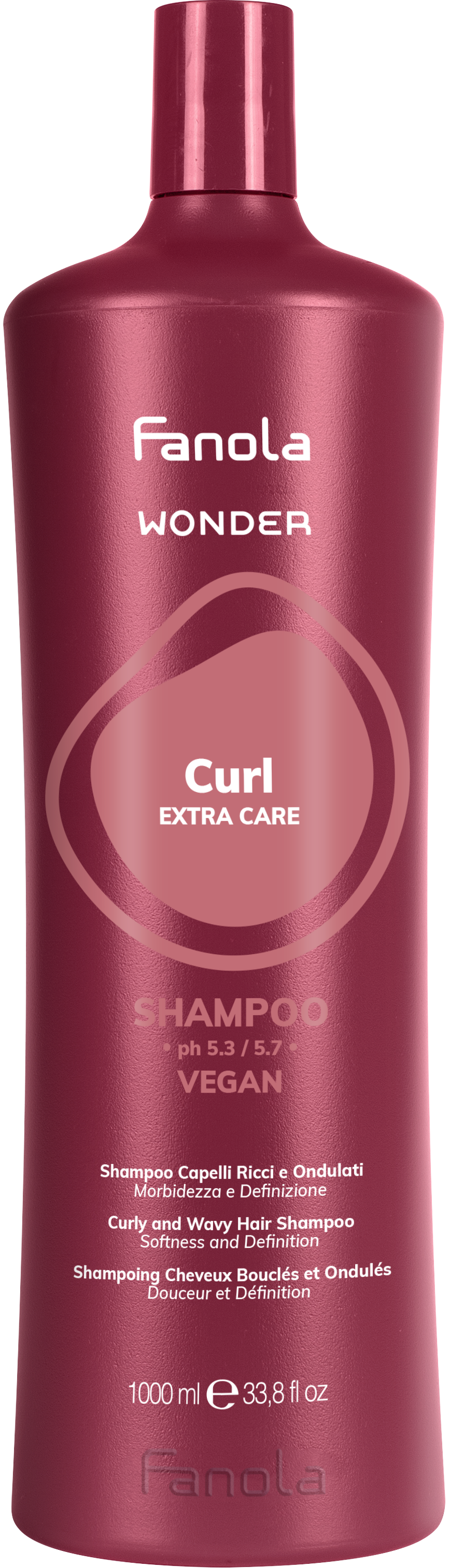 Fanola Wonder Curl Curly Hair Shampoo Softness And Definition 1000ml