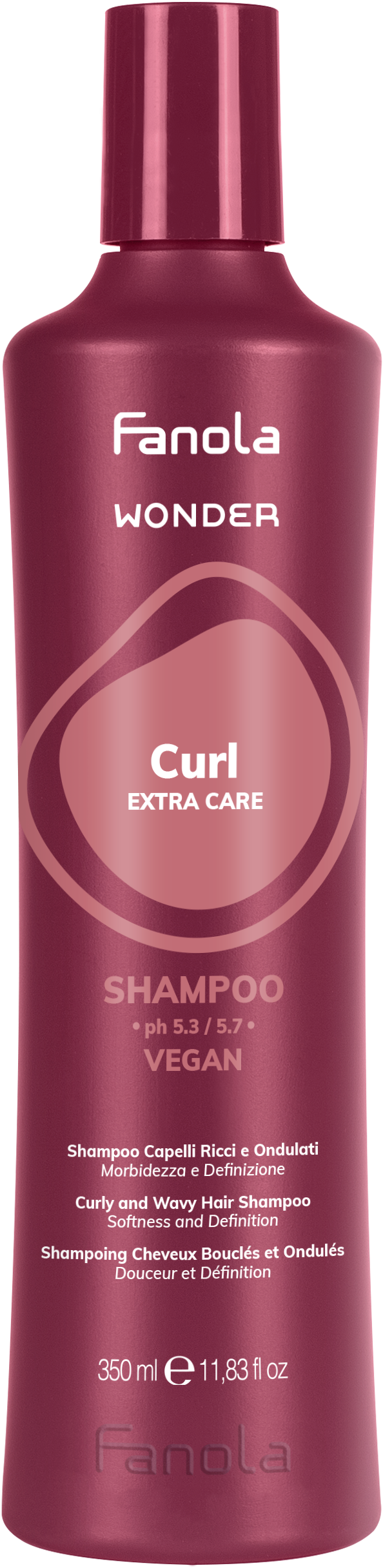 Fanola Wonder Curl Curly Hair Shampoo Softness And Definition 350ml