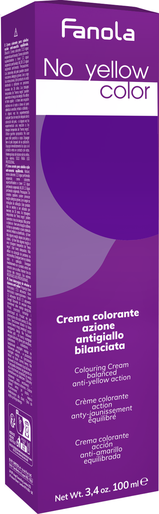 Fanola No Yellow Color Toner