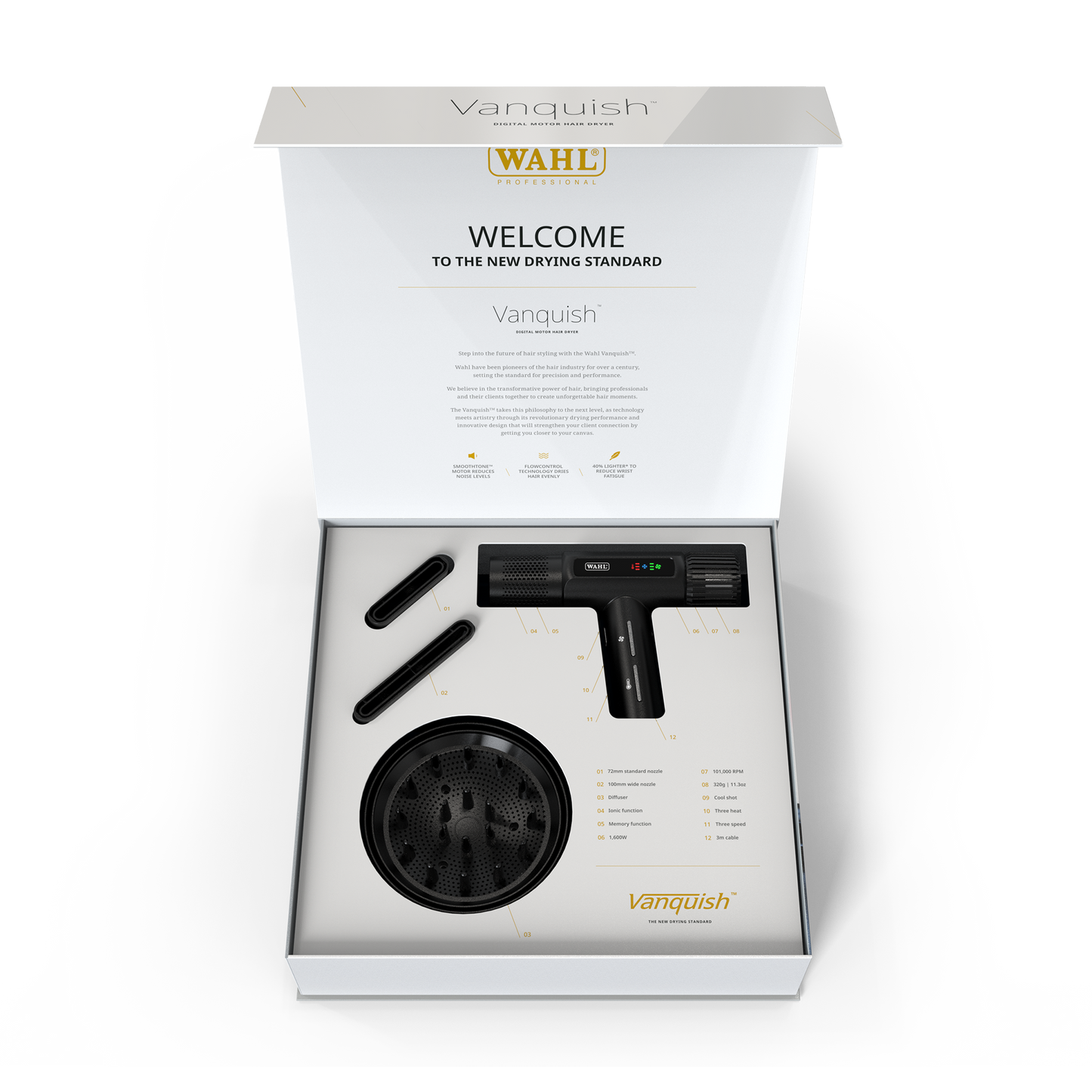 Wahl Vanquish Hair Dryer Black