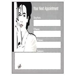Agenda Appointment Cards Hair, 100 Pack