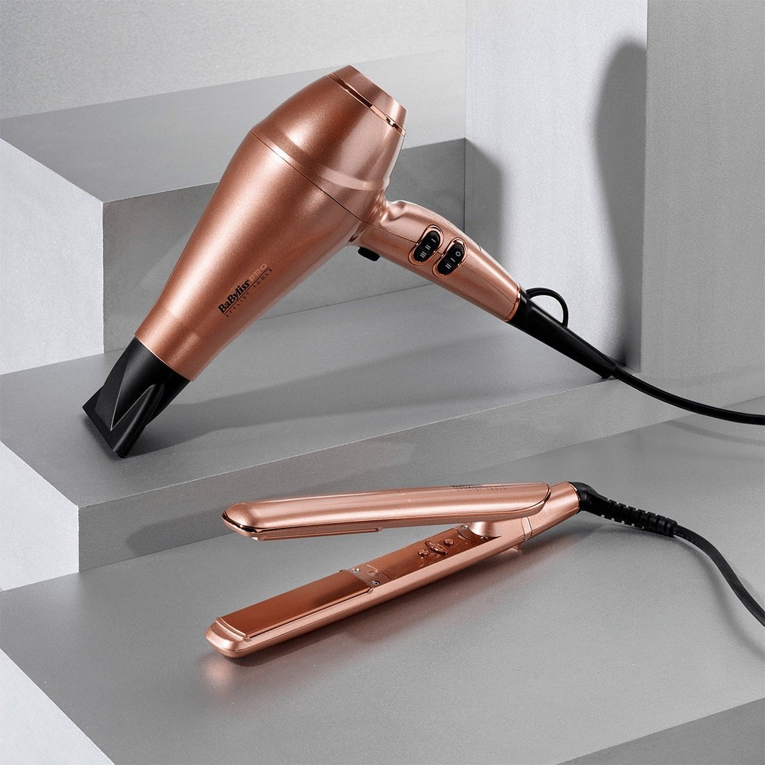 BaByliss Pro Keratin Lustre Straightener - Rose Gold