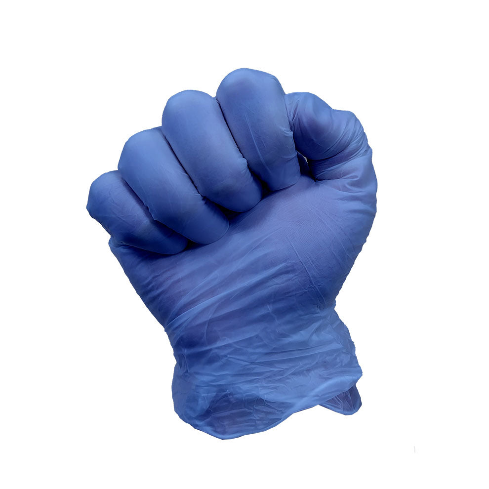 Nitrile Blue Powder Free Gloves x100