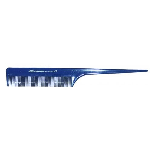 Comare 501 Plastic Tail Comb with fine teeth - Hairdressing Supplies