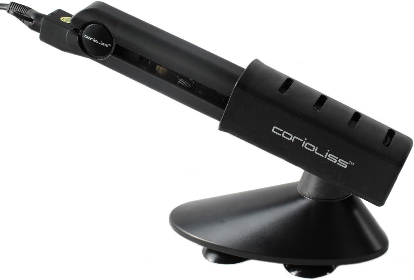 Corioliss Black Hair Straightener and Curling Iron Holder - Hairdressing Supplies