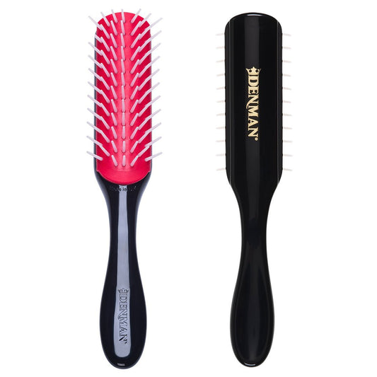 Denman D31 Medium Grooming Brush - Black - Hairdressing Supplies