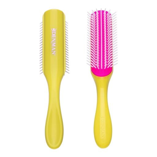 Denman Medium Styling Brush Honolulu Yellow (T003HYLW) - Hairdressing Supplies