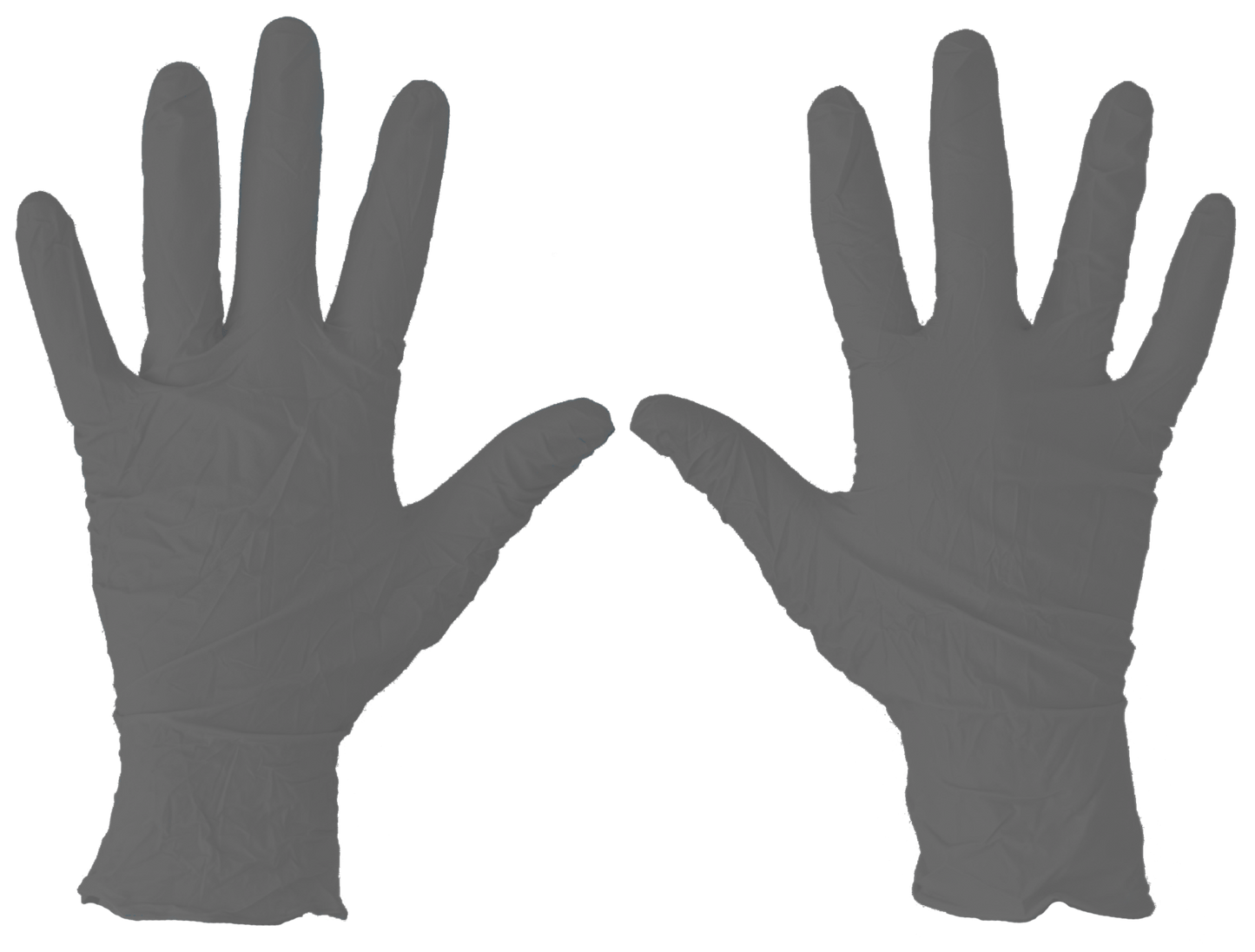 Nitrile Gloves Powder Free - Medium - Black x100