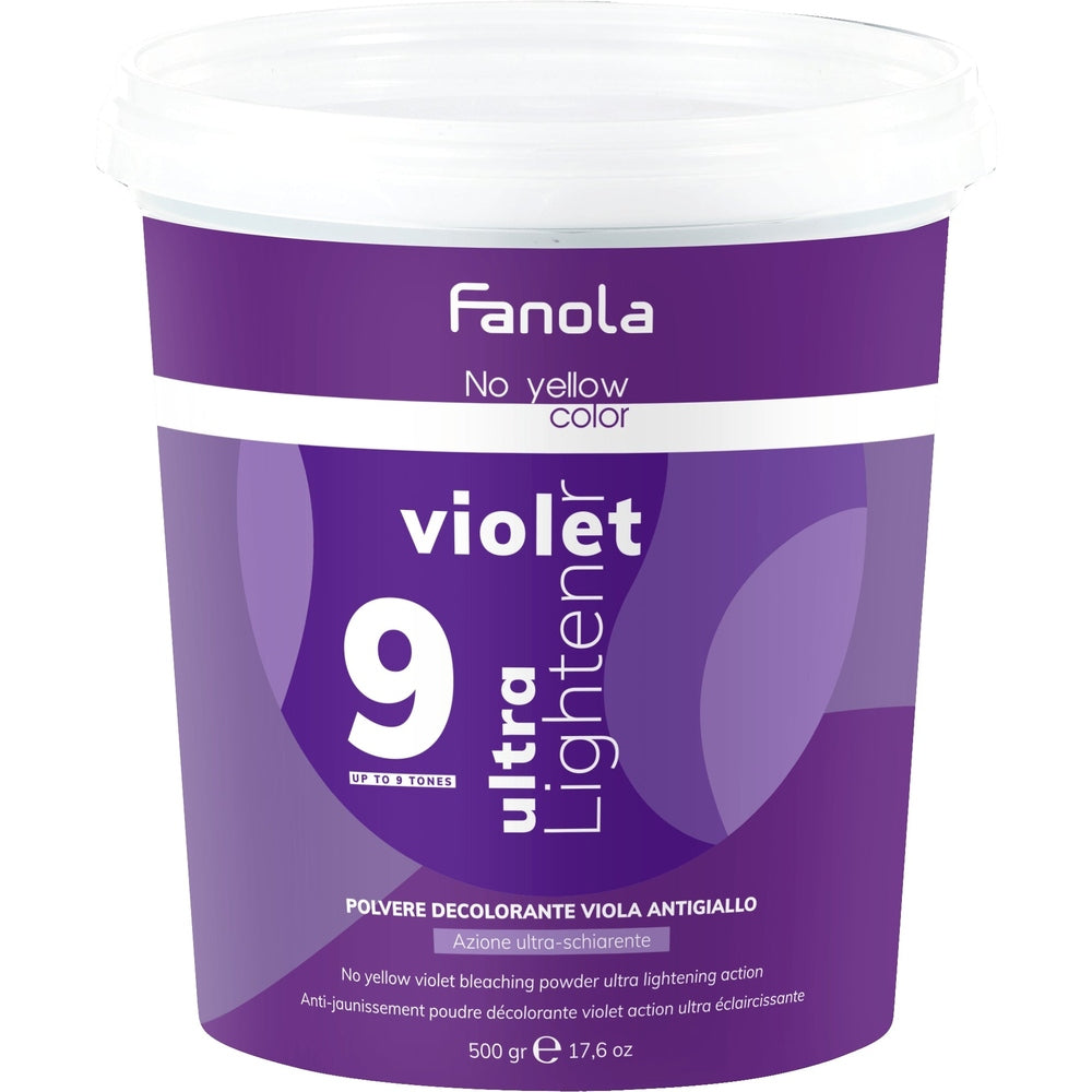 Fanola Color No Yellow 9 Tone Bleaching Powder - 500g