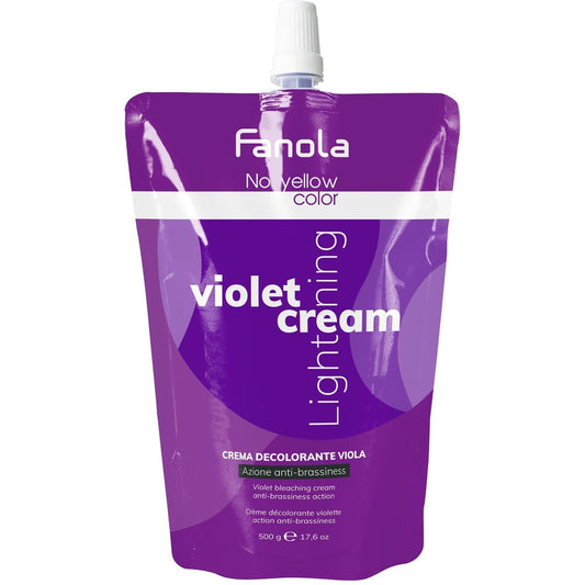 Fanola Color No Yellow Violet Bleaching Cream - 500g