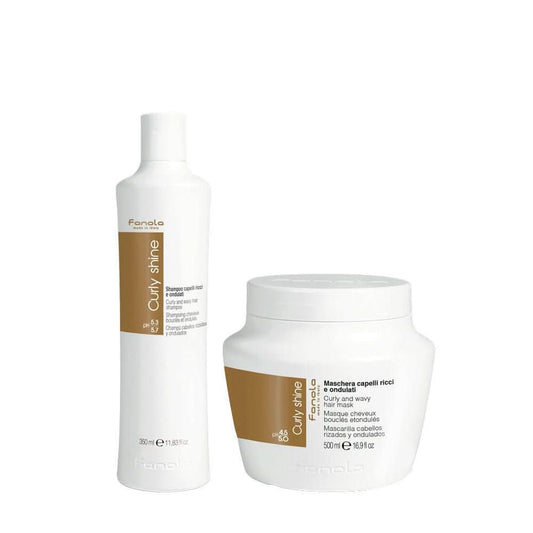 Fanola Curly and Wavy Shampoo & Mask Twin Pack 350ml + 500ml