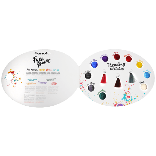 Fanola Free Paint Direct Colour - Color Chart
