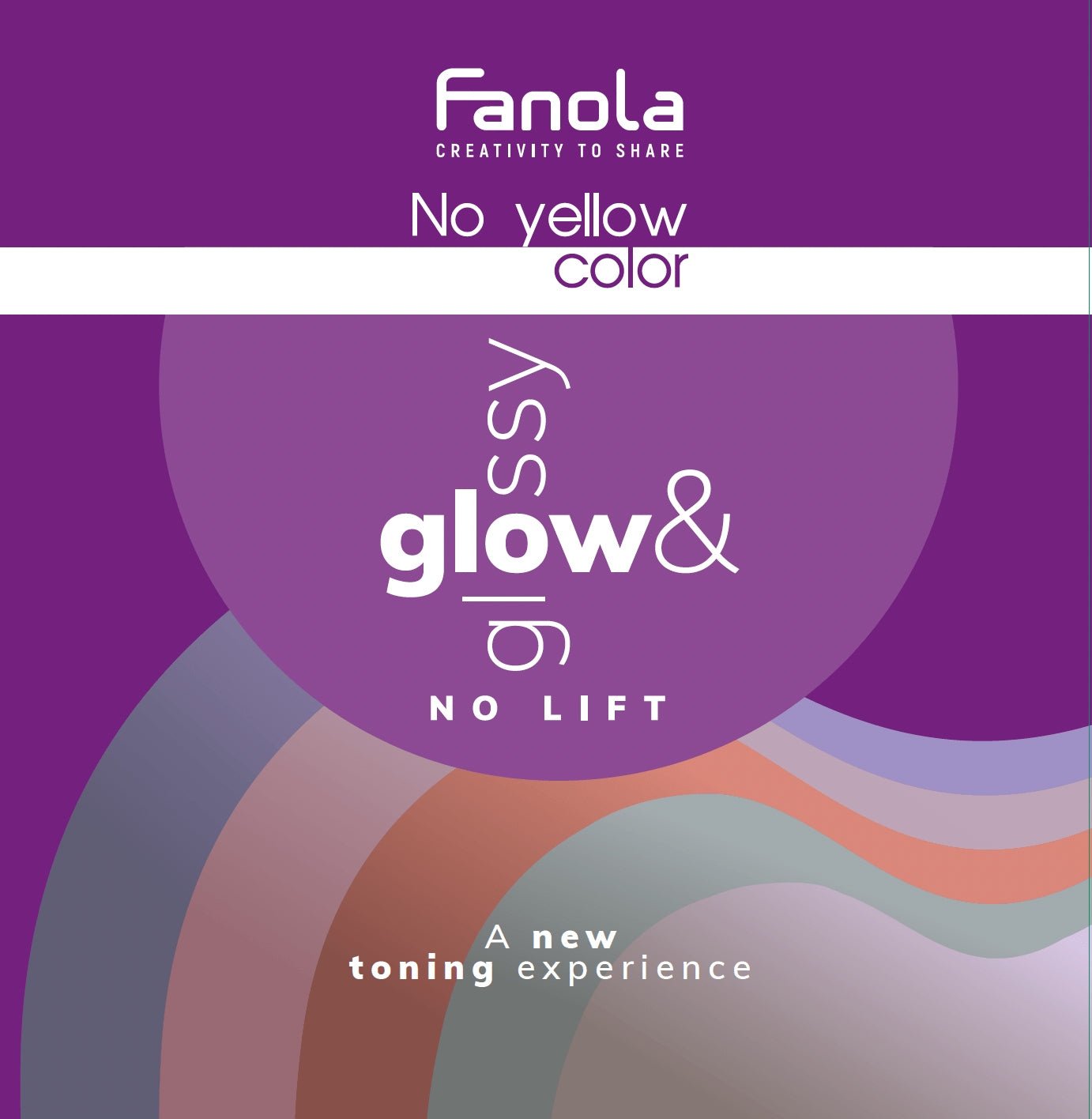 Fanola Glow and Glossy Colour Chart