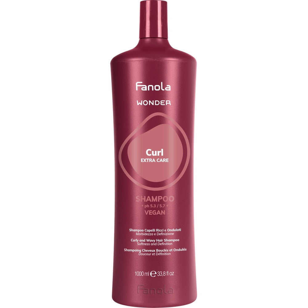Fanola Wonder Curl Curly Hair Shampoo Softness And Definition 1000ml
