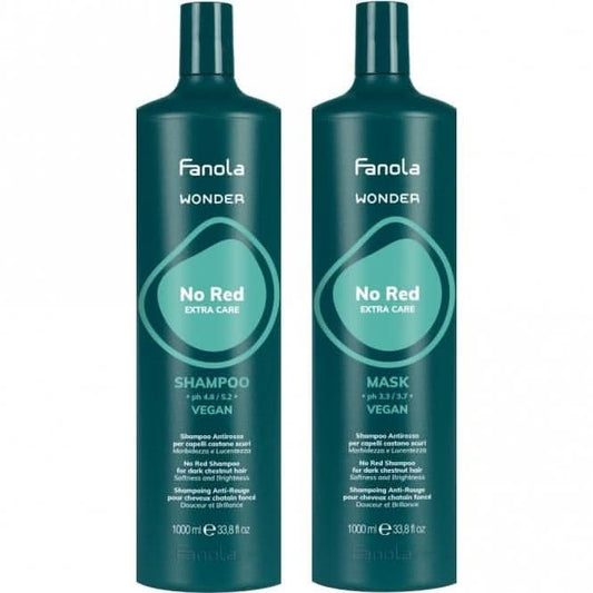 Fanola Wonder No Red Shampoo & Mask Twin Pack 2 x 1000ml