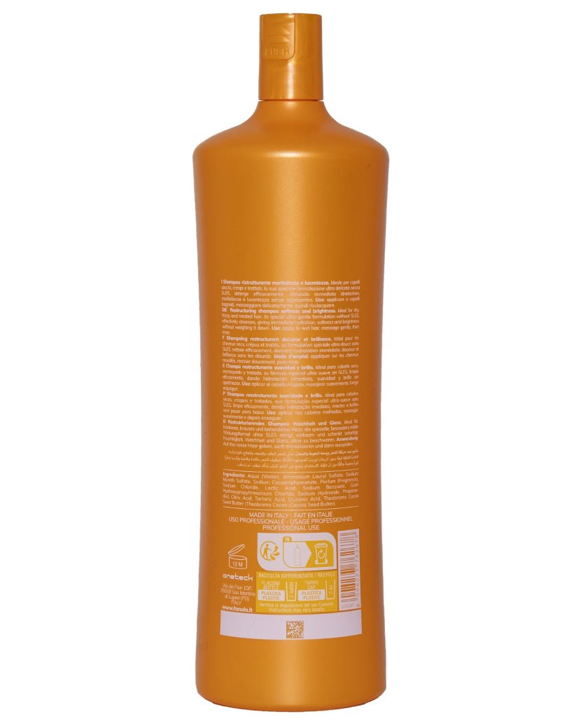 Fanola Wonder Nourishing Softness And Brightness Restructuring shampoo 1000 ML