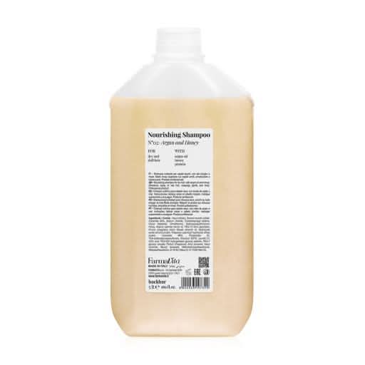 FarmaVita Back Bar Nourishing Shampoo No.02 - Argan and Honey 5 Litre