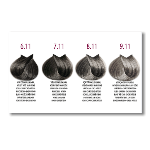 FarmaVita Life Color Plus .11 Color Chart Enlargement - Hairdressing Supplies