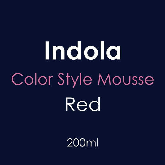 Indola Color Style Mousse  - Red 200ml