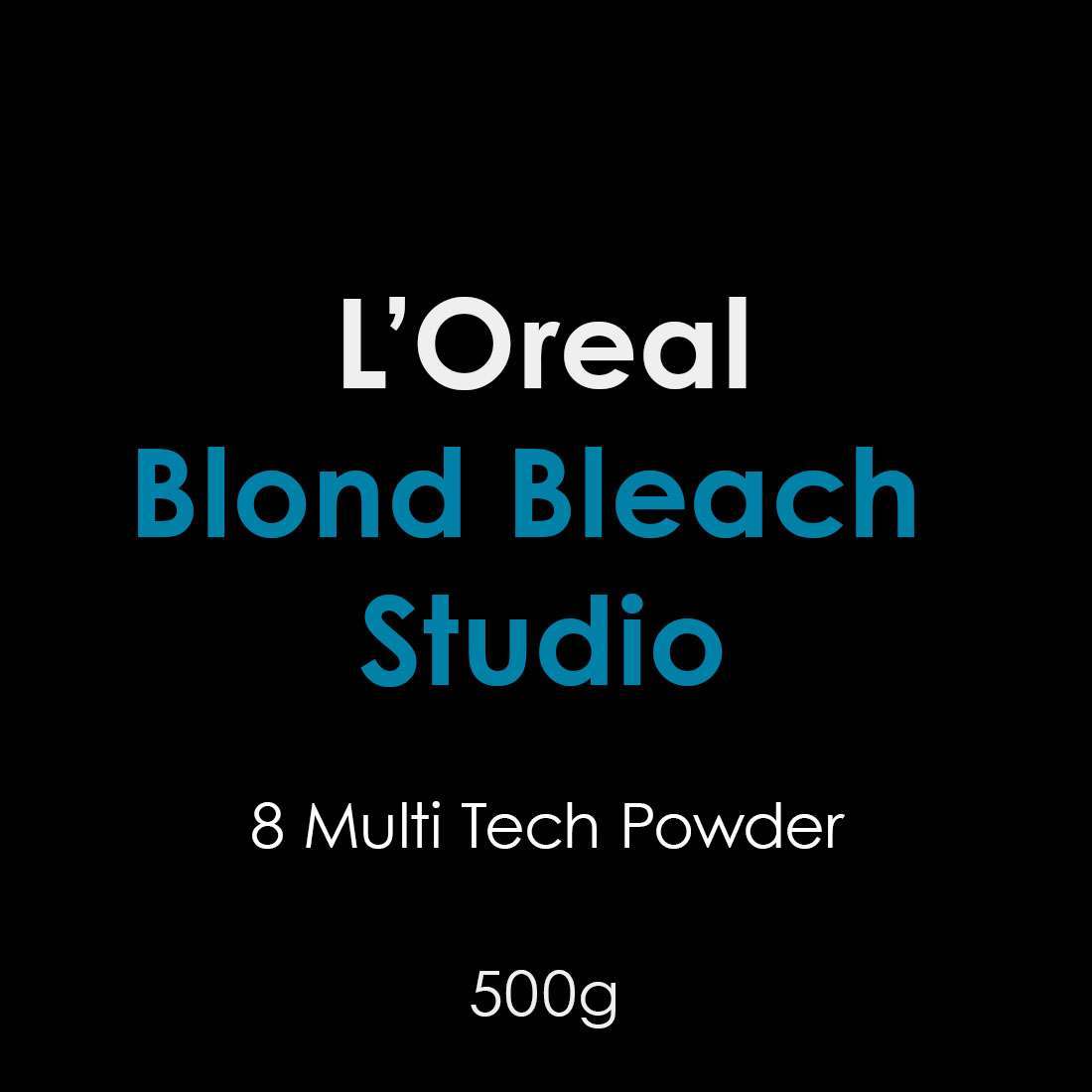 L'Oreal Professionnel Blond Studio 8 Multi Techniques Powder 500g - Hairdressing Supplies