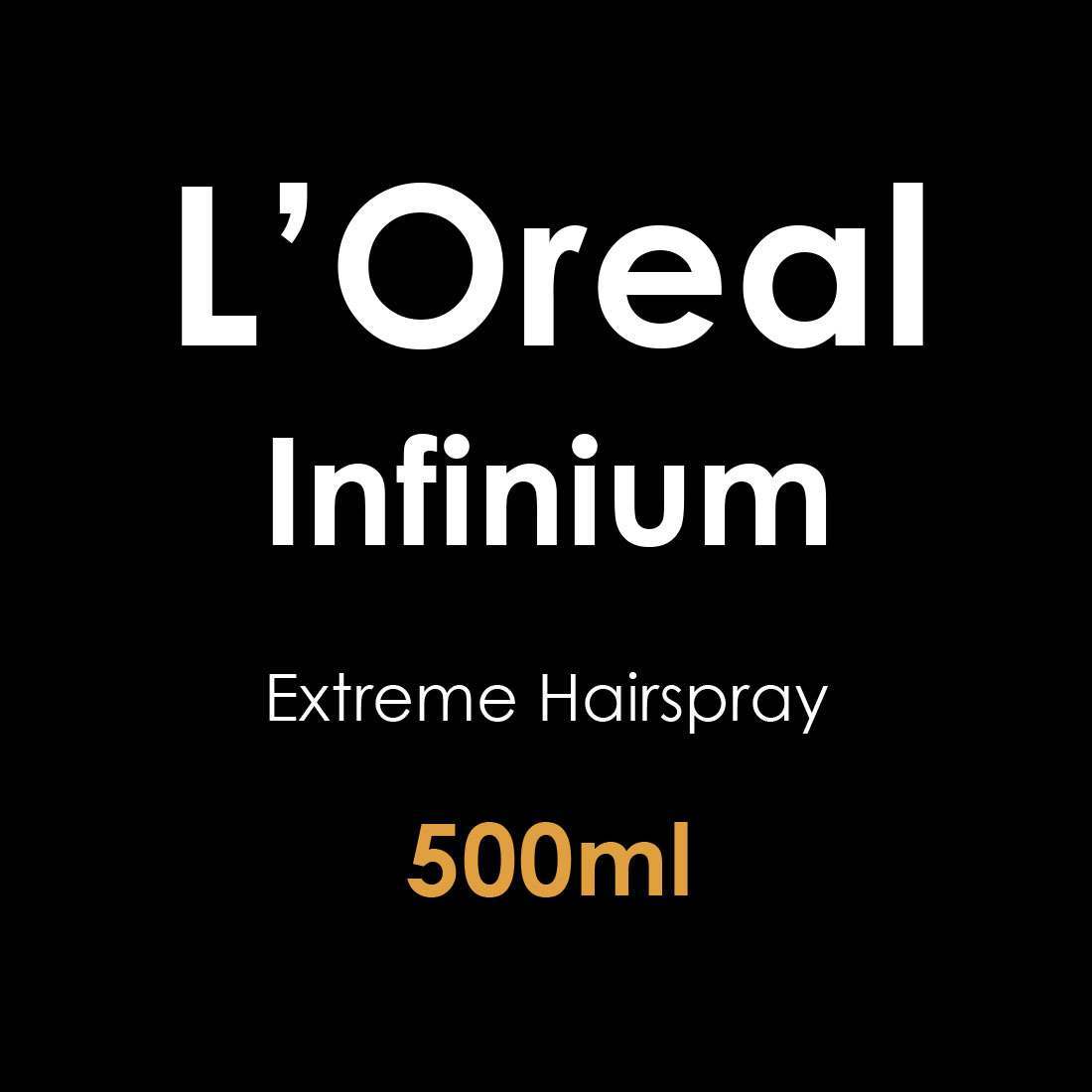 L'Oreal Professionnel Infinium Extreme Hairspray 500ml - Hairdressing Supplies