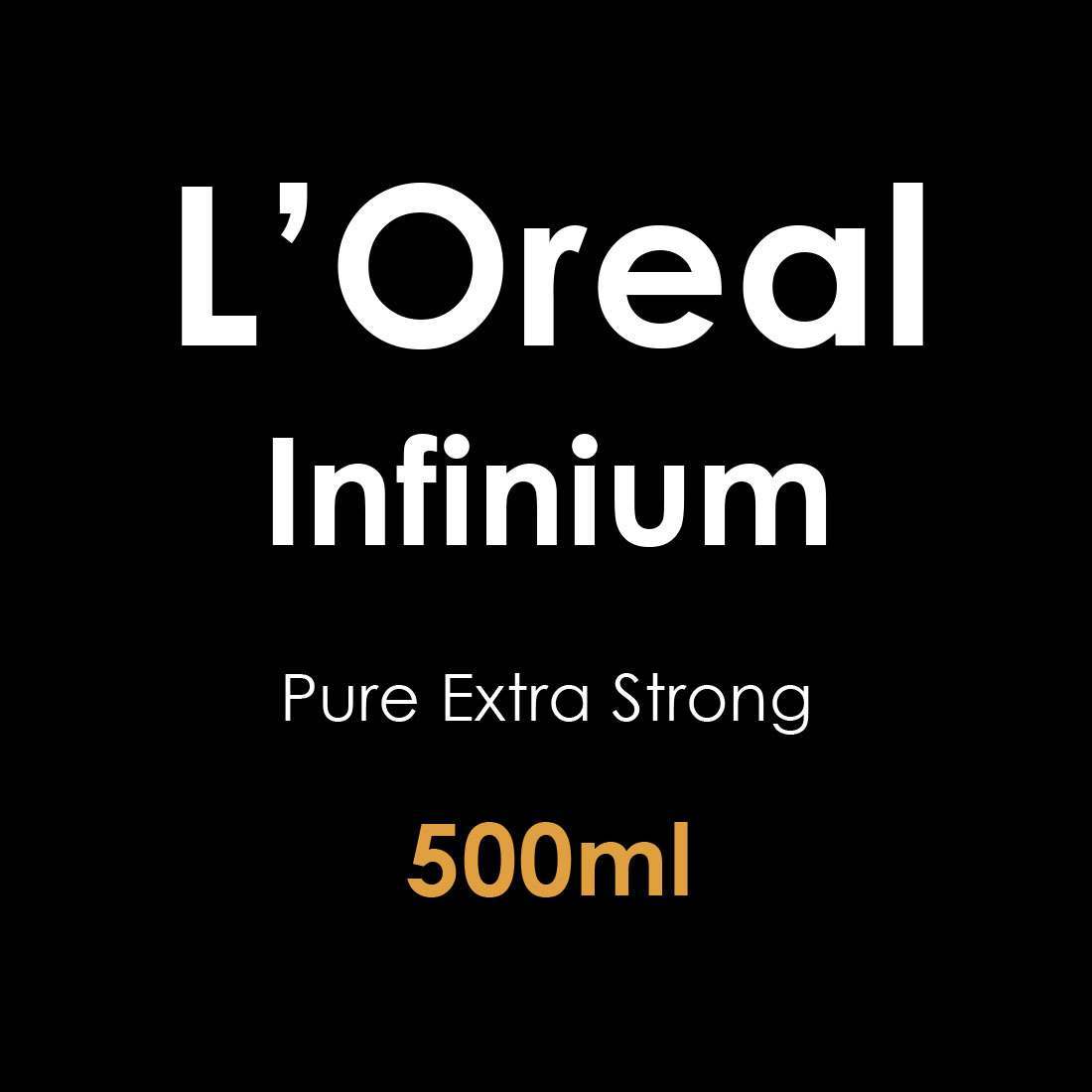 L'Oreal Professionnel Infinium Pure Extra Strong 500ml - Hairdressing Supplies