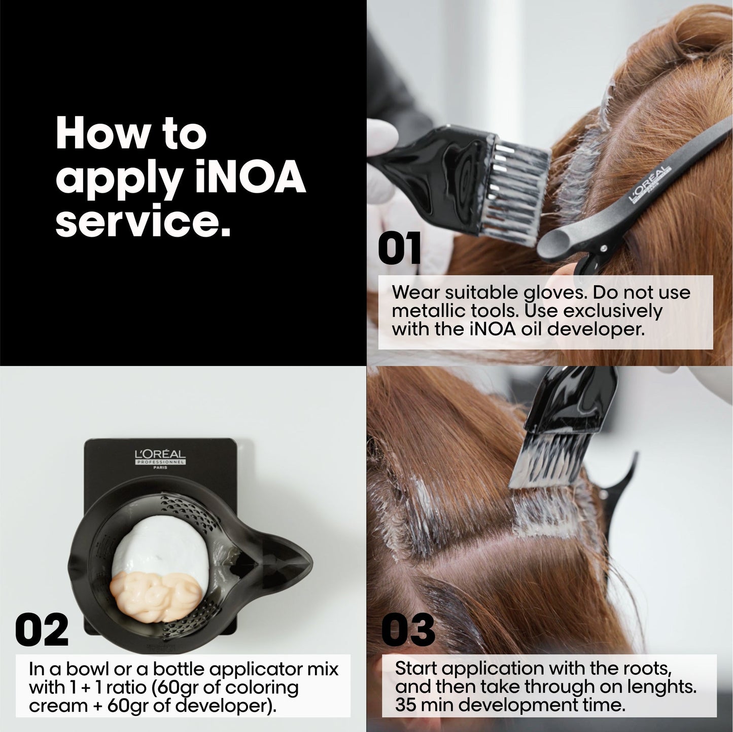 L'Oreal Professionnel INOA - Ammonia Free Permanent Hair Colour - 60ml