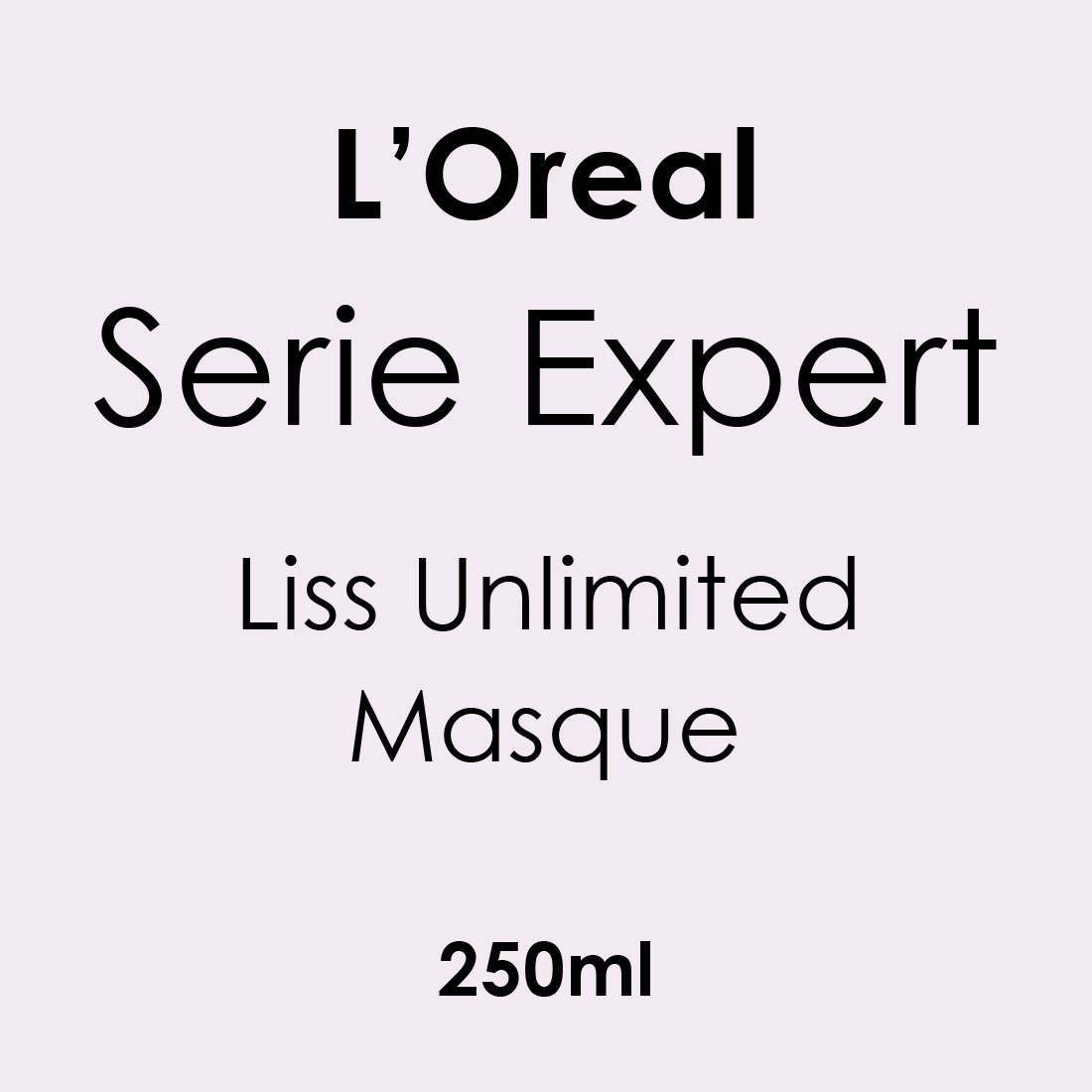L'Oreal Professionnel Serie Expert Liss Unlimited Masque 250ml - Hairdressing Supplies
