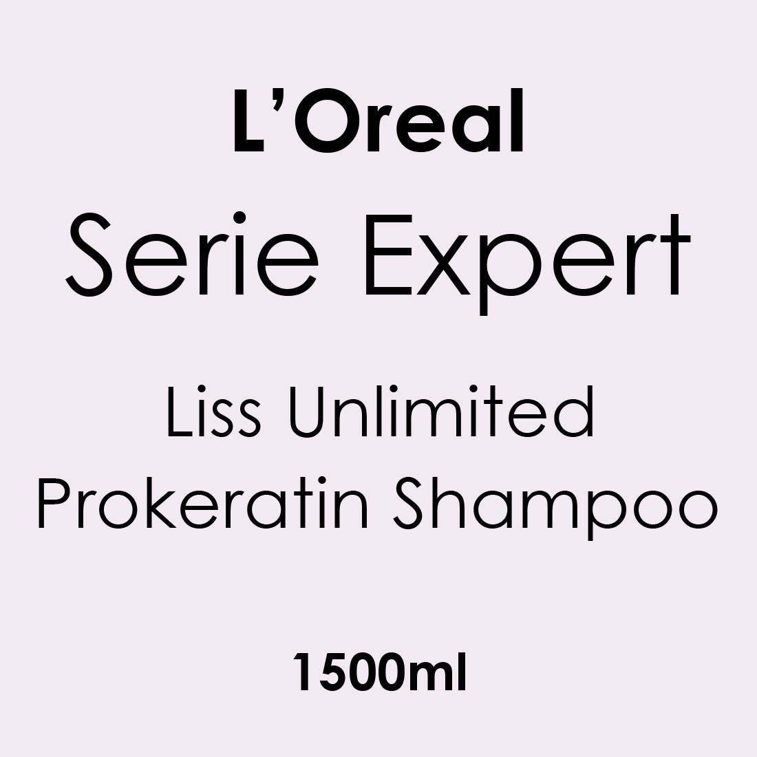 L'Oreal Professionnel Serie Expert Liss Unlimited Prokeratin Shampoo 1500ml - Hairdressing Supplies