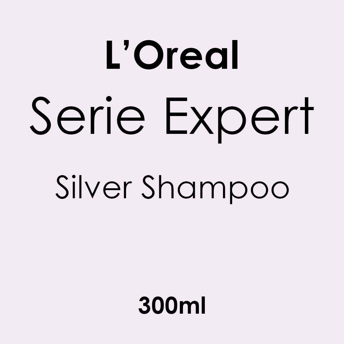 L'Oreal Professionnel Serie Expert Silver Shampoo 300ml - Hairdressing Supplies
