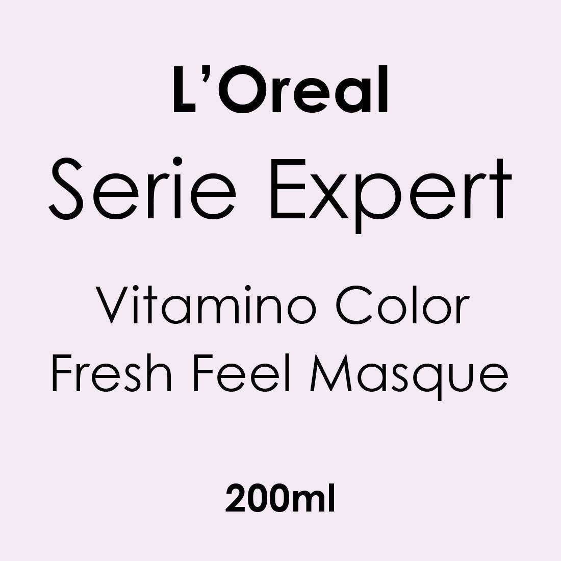 L'Oreal Serie Expert Vitamino Color Fresh Feel Masque 200ml - Hairdressing Supplies