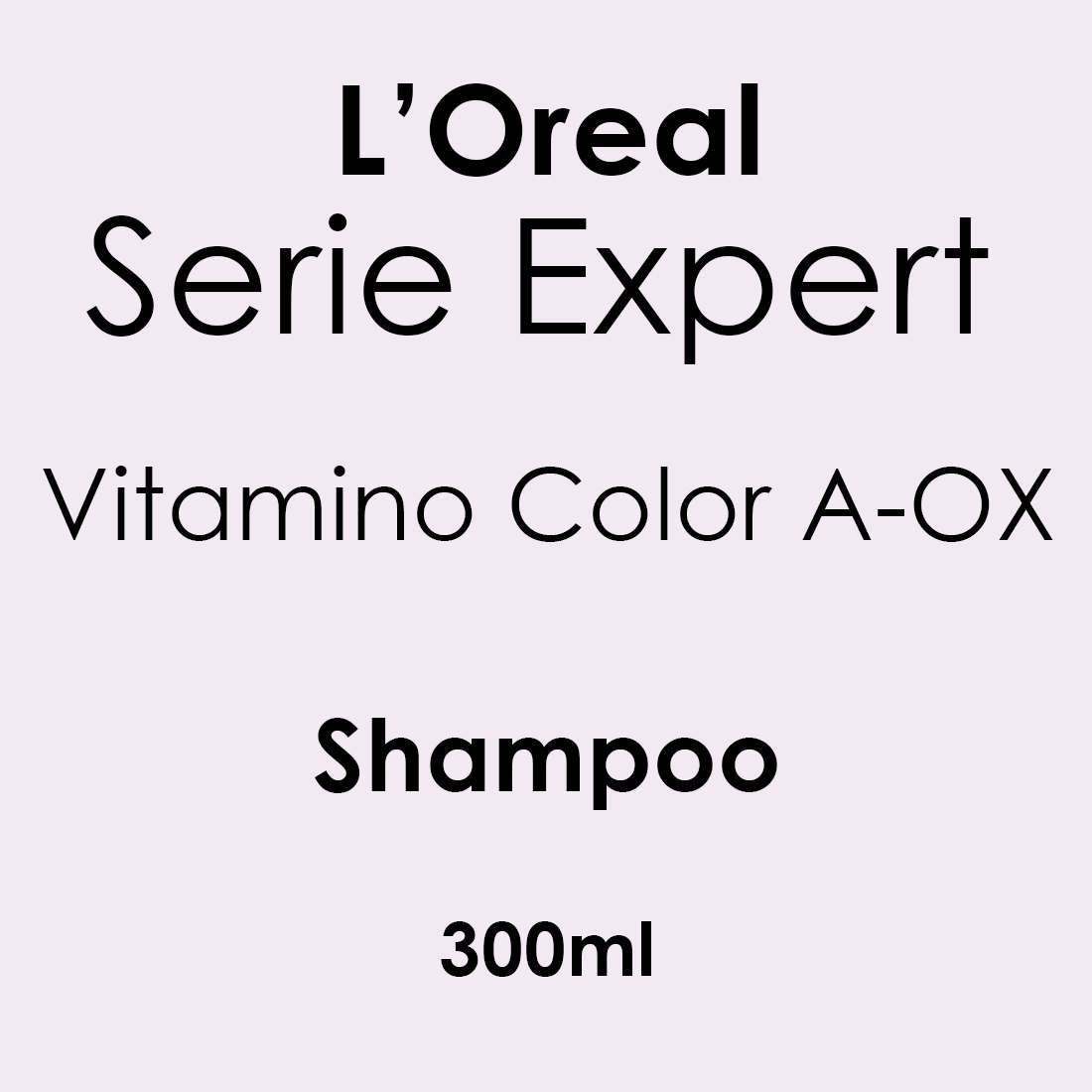 L'Oreal Serie Expert Vitamino Color Shampoo 300ml - Hairdressing Supplies