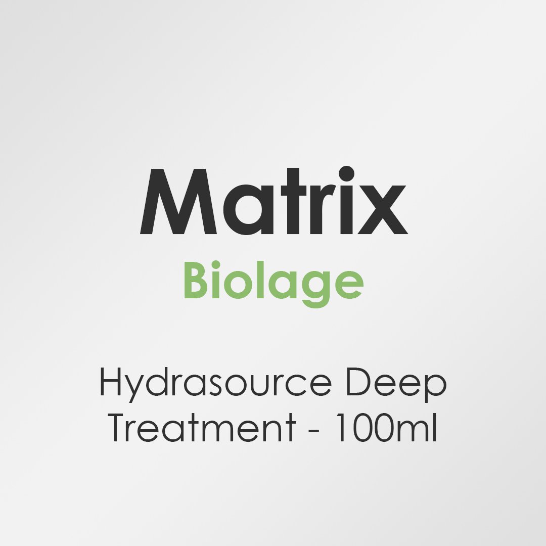Matrix Biolage Hydrasource Deep Treatment 100ml - Hairdressing Supplies