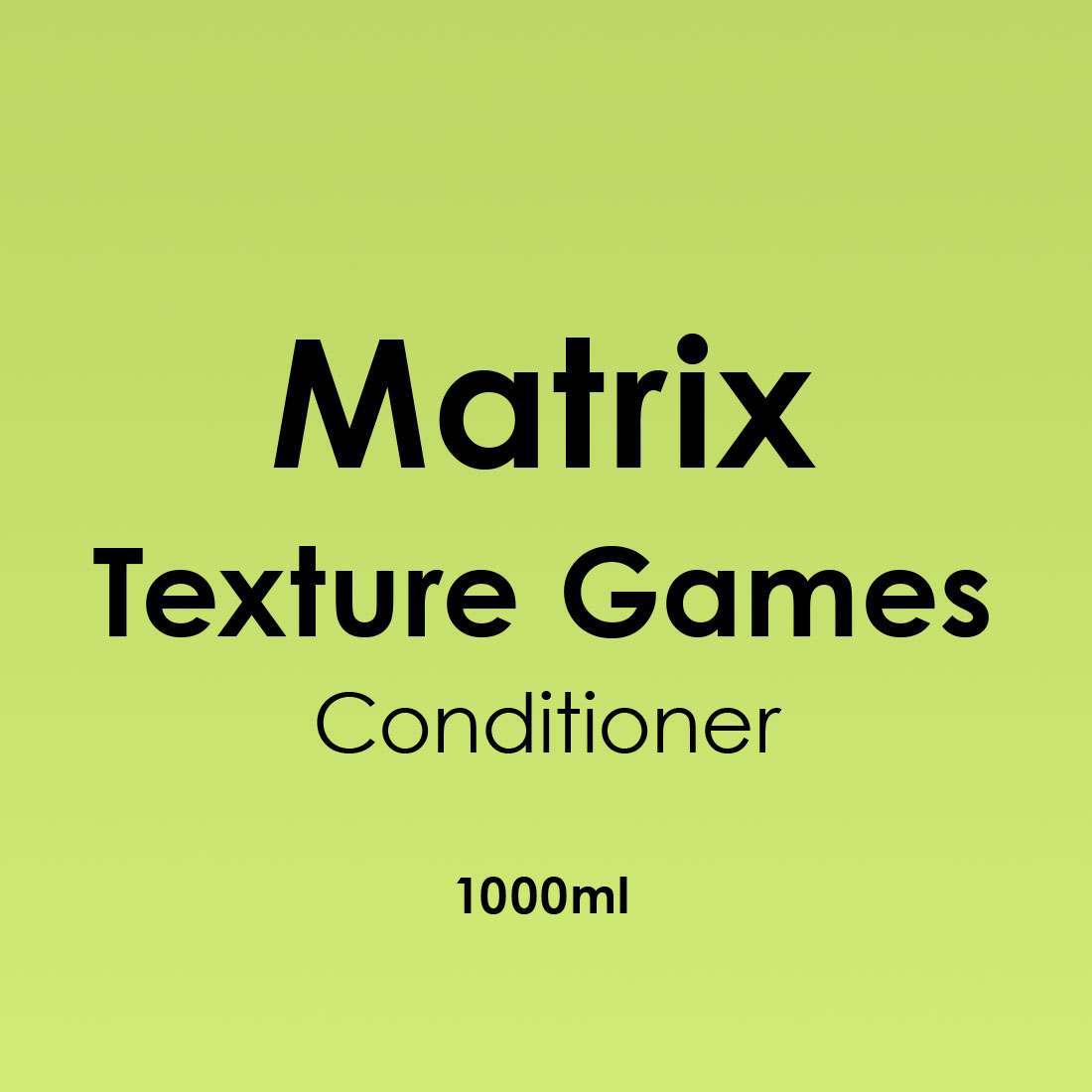 Matrix Total Results Texture Games Conditioner 1000ml - Hairdressing Supplies