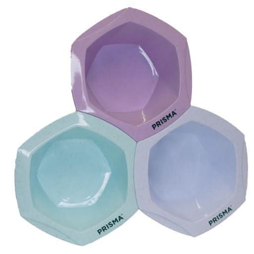 Prisma Bamboo Master Tint Bowl Set 3 pieces (Teal/Blue/Purple)