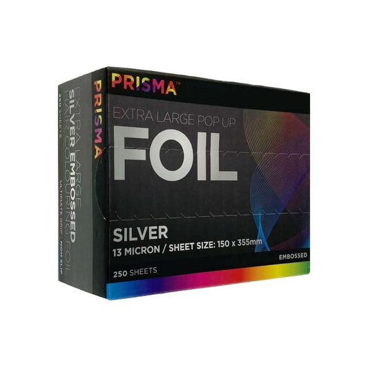 Prisma - Extra Large PopUp Embossed Foil - Silver 150mm X 355mm 250pcs