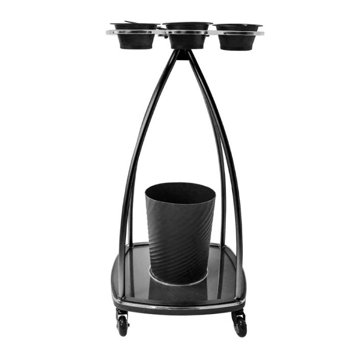 Procare Write & Wipe Hair Trolley Black - Hairdressing Supplies