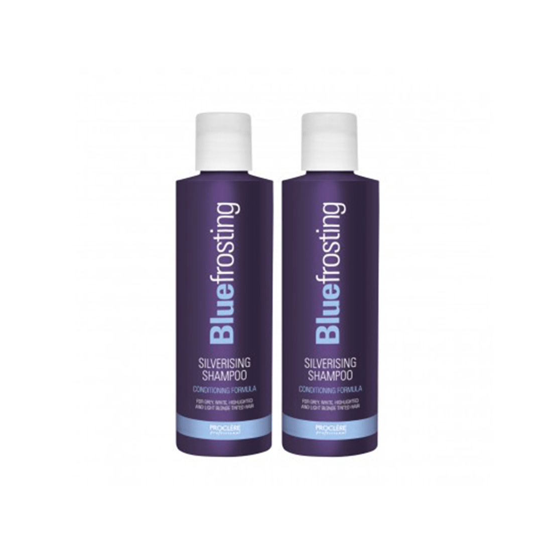 Proclere Blue Frosting Silver Shampoo Twin Pack - Hairdressing Supplies