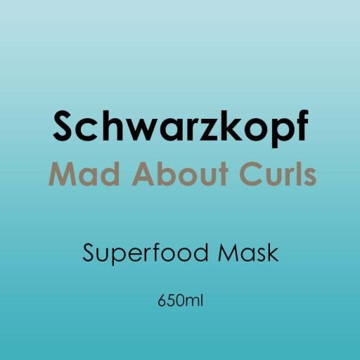 Schwarzkopf Mad About Curls Superfood Mask 650ml - Hairdressing Supplies