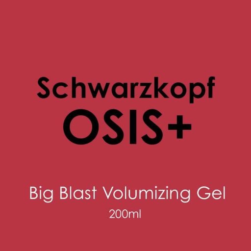 Schwarzkopf Osis Big Blast Volumizing Gel 200ml - Hairdressing Supplies