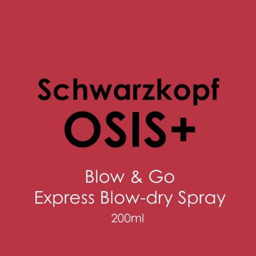 Schwarzkopf Osis Blow and Go Express Blow Dry Spray 200ml - Hairdressing Supplies