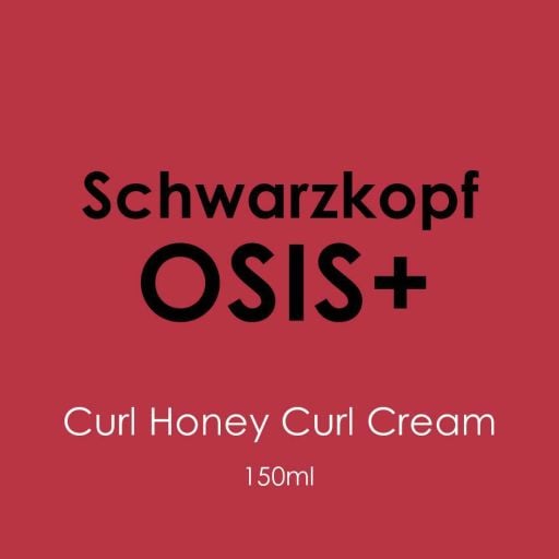 Schwarzkopf Osis Curl Honey Curl Cream 150ml - Hairdressing Supplies
