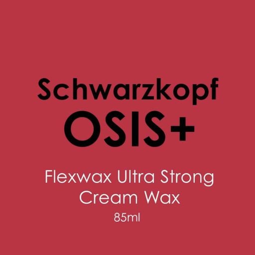Schwarzkopf Osis Flexwax Ultra Strong Cream Wax 85ml - Hairdressing Supplies