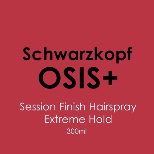Schwarzkopf Osis+ Session Finish Hairspray Extreme Hold 300ml - Hairdressing Supplies