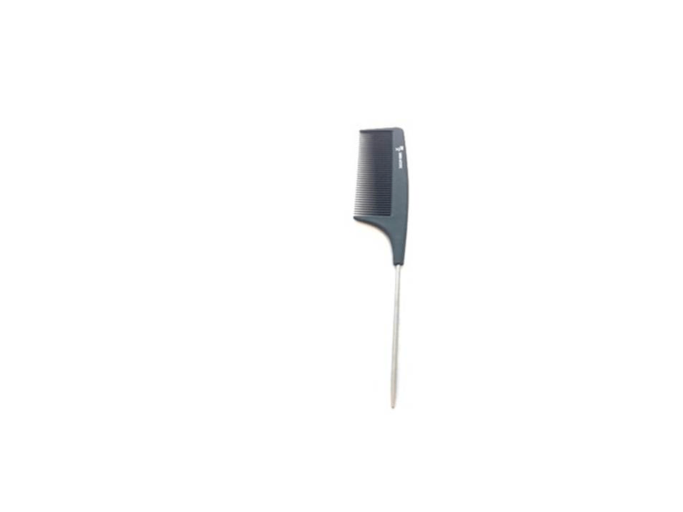 STR 8.5" Carbon Pin Tail Comb - Hairdressing Supplies