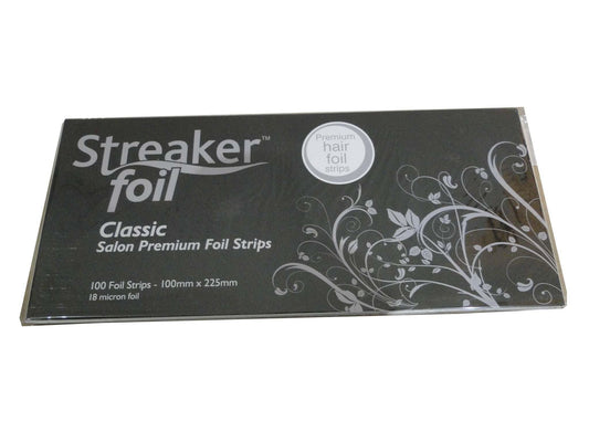 Streaker Foil Strips Long 10cm x 22.5cm Rose Gold - 100 sheets