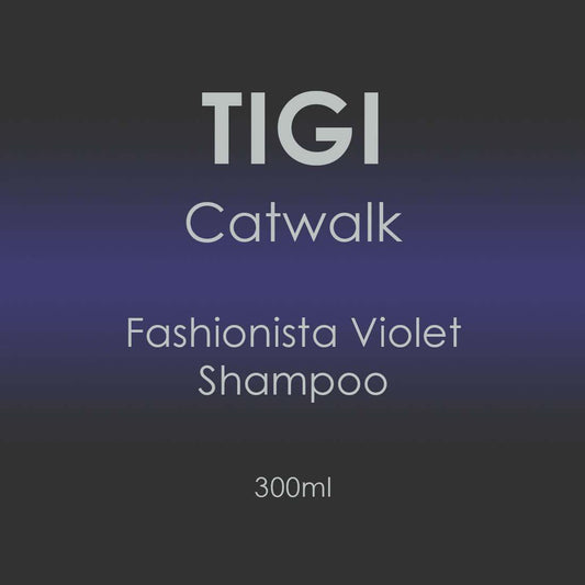 TIGI Catwalk Fashionista Violet Shampoo 300ml - Hairdressing Supplies